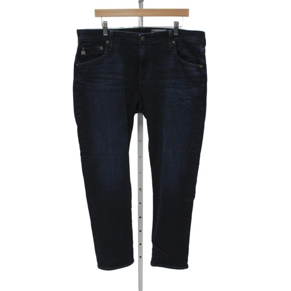 AG Mens Straight Blue Cotton Jeans Size 38